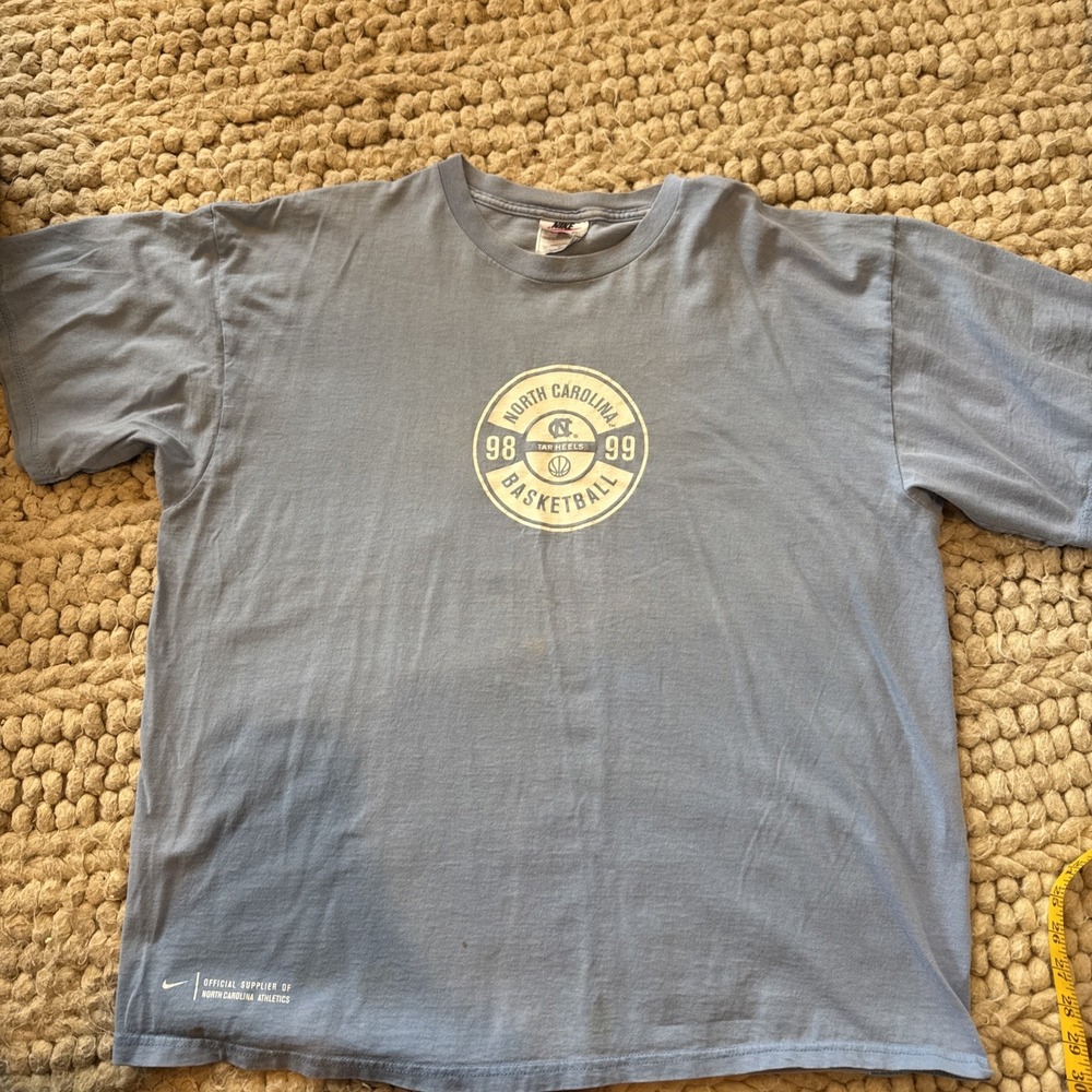 Vintage North Carolina Tar Heels Light Blue T-shirt SZ XL Team Issued